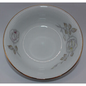 4 Vtg Johann Haviland China Berry/Dessert Bowls Sweetheart Rose Bavaria Germany